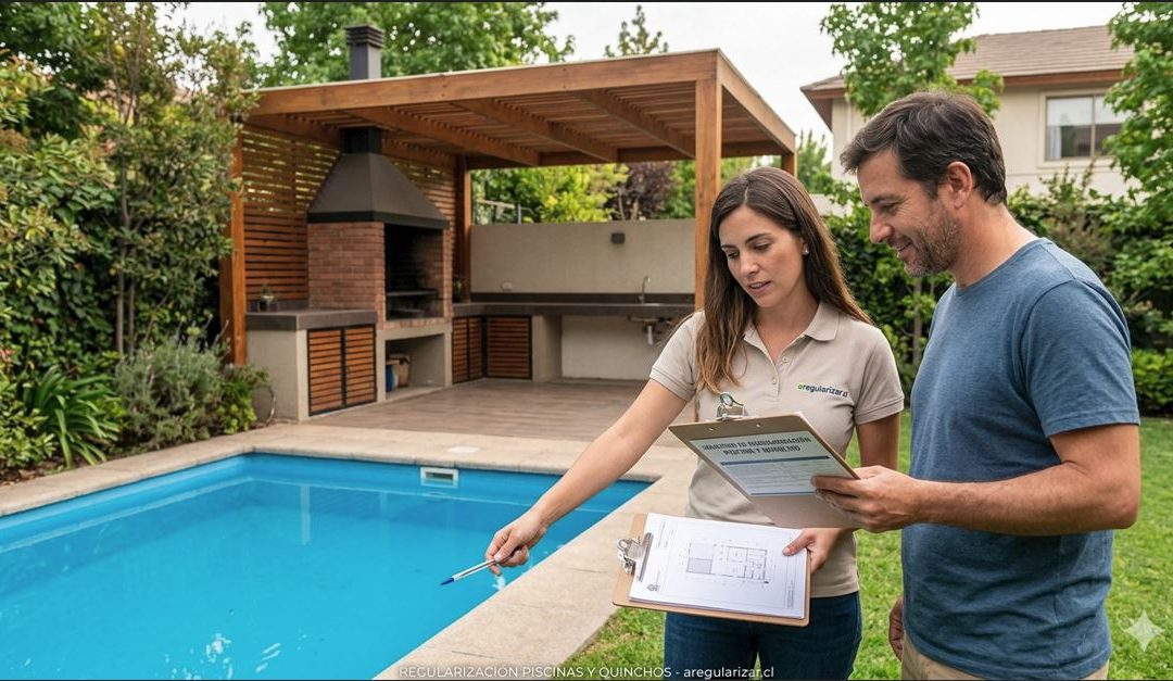 Regularizar piscina y quincho Chile