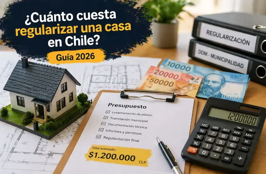 ¿Cuánto cuesta regularizar una casa en Chile en 2026?